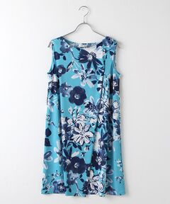 TABASA / タバサ チュニック | ポリエステルスムースブリードフラワープリントチュニック