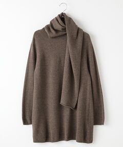TABASA / タバサ チュニック | ストール付きニットチュニック