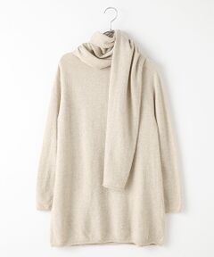 TABASA / タバサ チュニック | ストール付きニットチュニック
