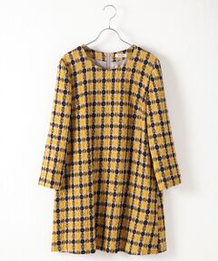 TABASA / タバサ チュニック | ドットチェック長袖チュニック