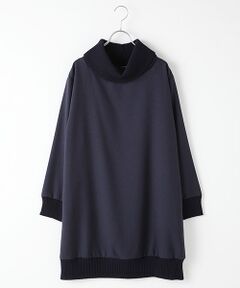 TABASA / タバサ チュニック | ポリエステルツイルスタンドカラーチュニック