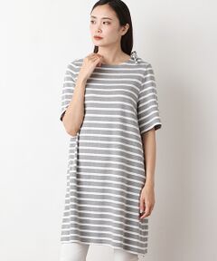 TABASA / タバサ チュニック | コットン天竺ボーダーチュニック