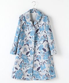 TABASA / タバサ その他アウター | シュリンクフラワージャガードコート