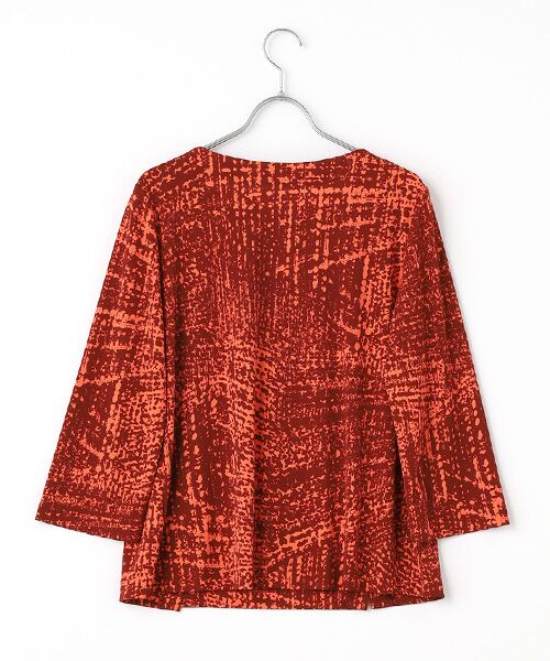 TABASA / タバサ カットソー | ポリエステルスムースペイントプリントカットソー | 詳細1