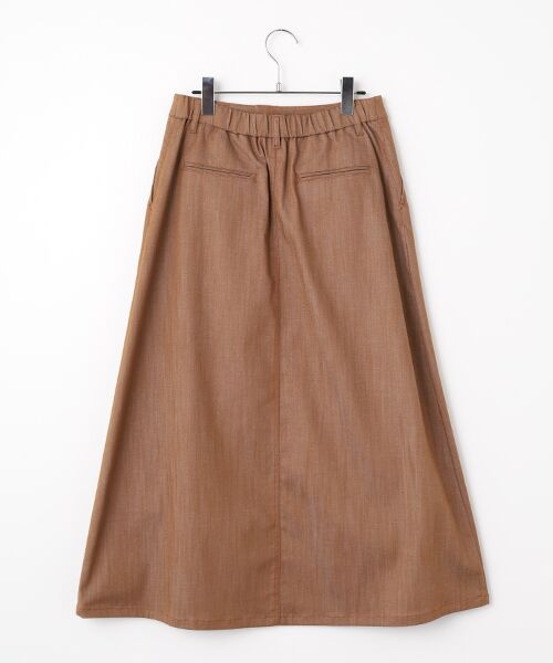 TABASA / タバサ ロング・マキシ丈スカート | ムラ糸カラーデニムスカート | 詳細1