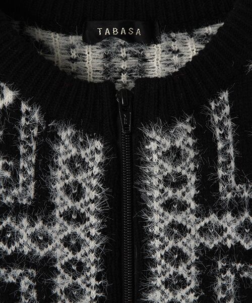 TABASA / タバサ カーディガン・ボレロ | マジョリカタイルジャガード長袖カーディガン | 詳細1