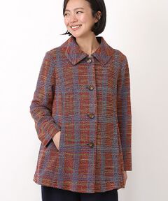 TABASA / タバサ その他アウター | チェックジャガードコート