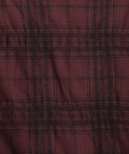 TABASA / タバサ シャツ・ブラウス | 綿ウールシュリンクチェックブラウス | 詳細4