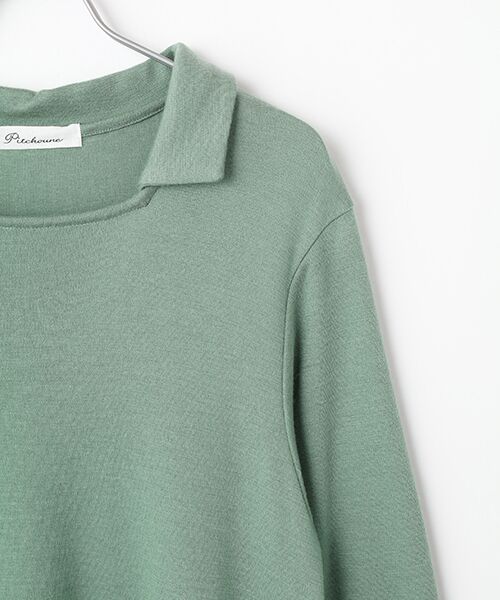 TABASA / タバサ ロング・マキシ丈ワンピース | ソフトエアポンチワンピース長袖ワンピース | 詳細1