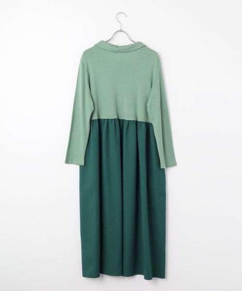 TABASA / タバサ ロング・マキシ丈ワンピース | ソフトエアポンチワンピース長袖ワンピース | 詳細2