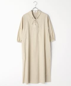 TABASA / タバサ ロング・マキシ丈ワンピース | 4.5オンスシャンブレーワッシャーワンピース