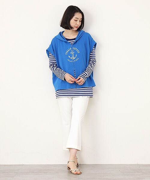 TABASA / タバサ その他パンツ | クールハイテンションロールアップパンツ | 詳細3