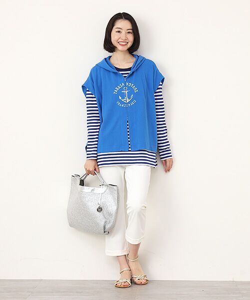 TABASA / タバサ その他パンツ | クールハイテンションロールアップパンツ | 詳細4