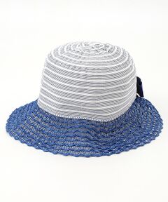 TABASA / タバサ ハット | ☆リボンつきバイカラーキャペリン