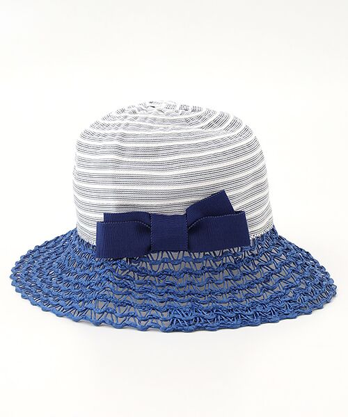 TABASA / タバサ ハット | ☆リボンつきバイカラーキャペリン | 詳細2