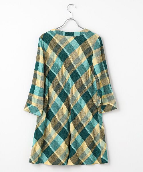 TABASA / タバサ チュニック | C/Wチェック長袖チュニック | 詳細1