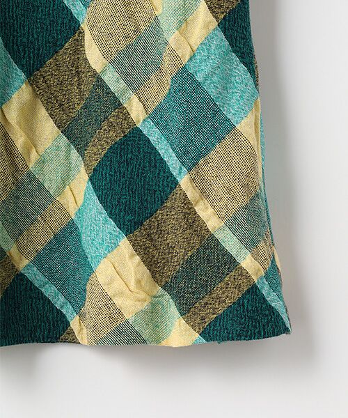 TABASA / タバサ チュニック | C/Wチェック長袖チュニック | 詳細4