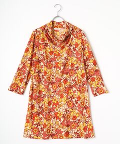 TABASA / タバサ チュニック | スムースプチフラワープリントチュニック