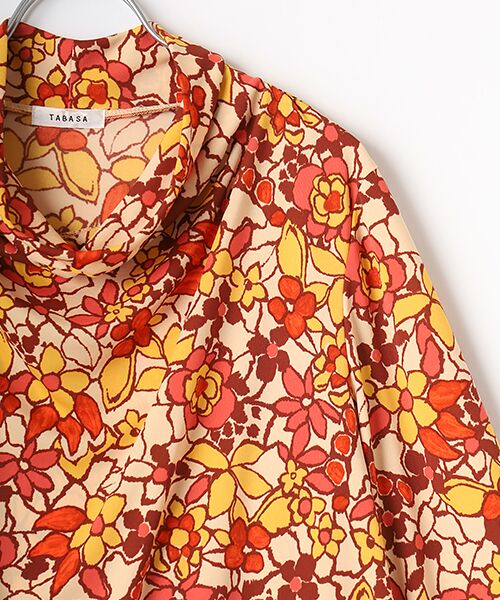 TABASA / タバサ チュニック | スムースプチフラワープリントチュニック | 詳細2