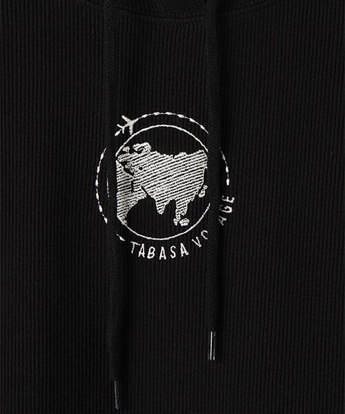 TABASA / タバサ チュニック | オーガニックコットンワッフルフード付きチュニック | 詳細4