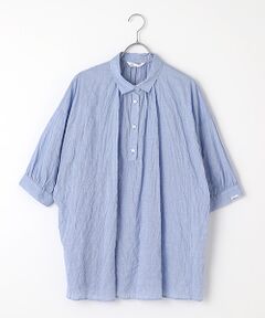 シャーリングシャンブレーチュニック