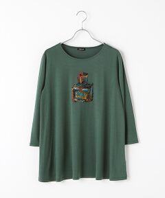 TABASA / タバサ チュニック | パフューム刺繍モチーフチュニック