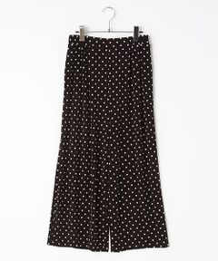 TABASA / タバサ その他パンツ | ベア天竺×ドットプリントパンツ