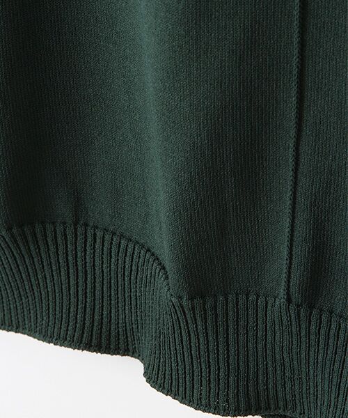 TABASA / タバサ ベスト | サーブルストレッチニットロングベスト | 詳細1