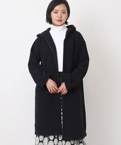 tabasa voyage ロゴ入り裏起毛コート