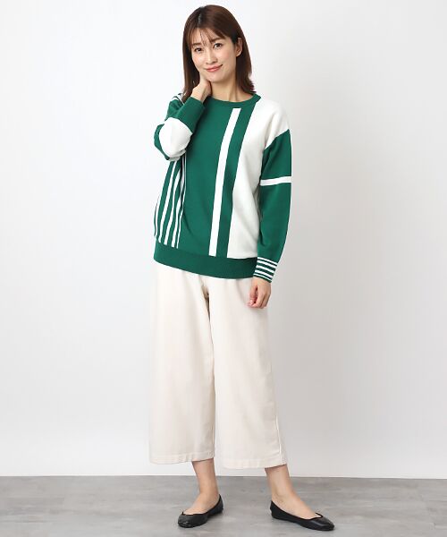 TABASA / タバサ ニット・セーター | ストライプ＆ボーダーニットプルオーバー | 詳細7