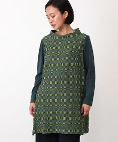 TABASA / タバサ チュニック | ブロック風チェックチュニック