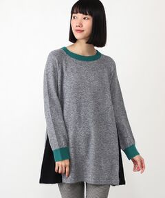 TABASA / タバサ チュニック | カラーブロックニットチュニック