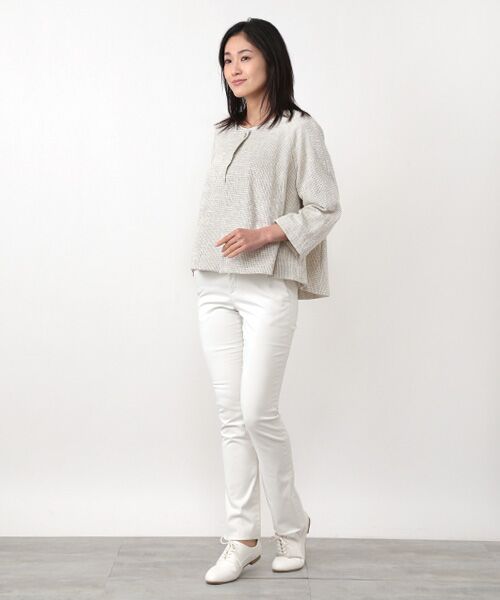 TABASA / タバサ ノーカラージャケット | プクプクツィードジャケット | 詳細4