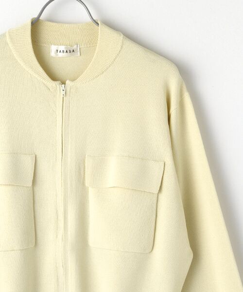 TABASA / タバサ ブルゾン | サーブルストレッチジャケット | 詳細2