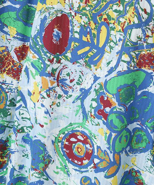 TABASA / タバサ チュニック | ドビー×フラワープリントチュニック | 詳細4