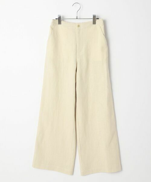 TABASA / タバサ その他パンツ | リネンキャンバスワイドパンツ | 詳細4