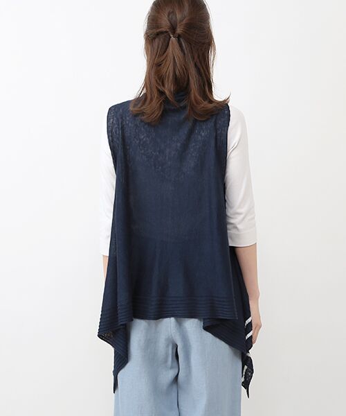 TABASA / タバサ ベスト | リネンドレープジレ | 詳細7