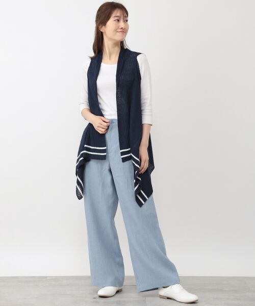 TABASA / タバサ ベスト | リネンドレープジレ | 詳細8