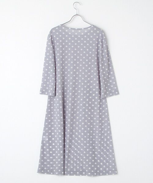 TABASA / タバサ ロング・マキシ丈ワンピース | シアー天竺ドットプリントワンピース | 詳細1