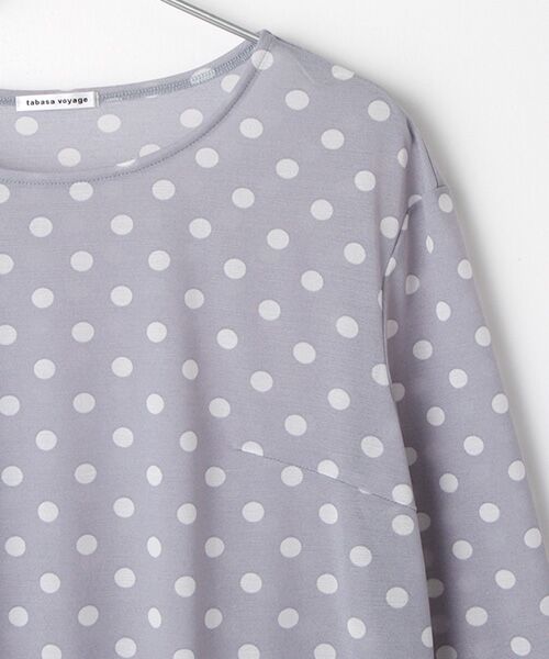 TABASA / タバサ ロング・マキシ丈ワンピース | シアー天竺ドットプリントワンピース | 詳細2