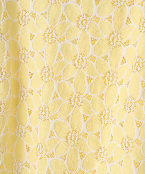 TABASA / タバサ チュニック | バイカラーフラワーレースチュニック | 詳細1