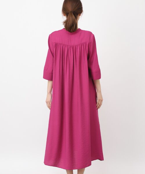 TABASA / タバサ ロング・マキシ丈ワンピース | ドビーリネンワンピース | 詳細7