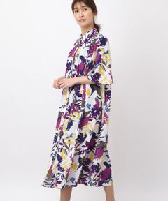 TABASA / タバサ ロング・マキシ丈ワンピース | ボタニカルプリントワンピース