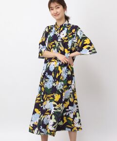 TABASA / タバサ ロング・マキシ丈ワンピース | ボタニカルプリントワンピース