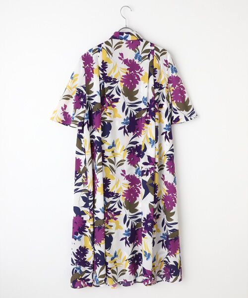 TABASA / タバサ ロング・マキシ丈ワンピース | ボタニカルプリントワンピース | 詳細1