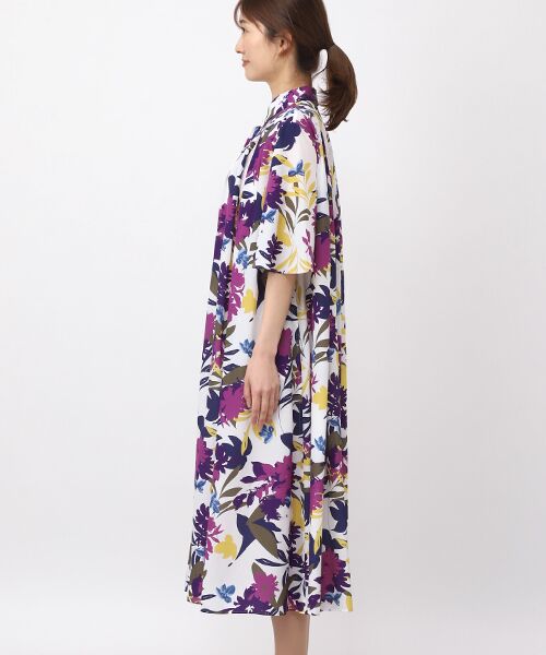 TABASA / タバサ ロング・マキシ丈ワンピース | ボタニカルプリントワンピース | 詳細5