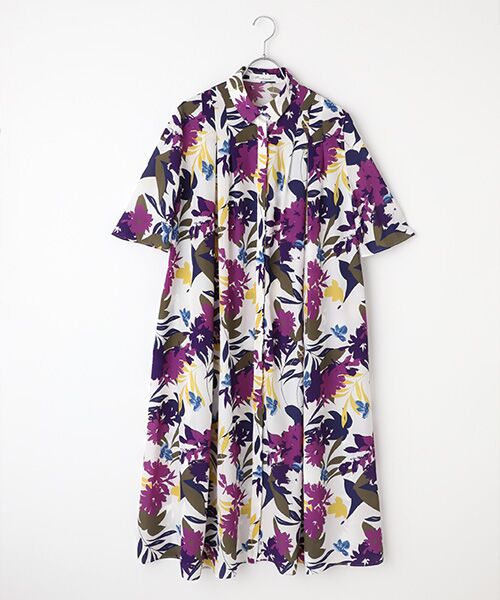 TABASA / タバサ ロング・マキシ丈ワンピース | ボタニカルプリントワンピース | 詳細8