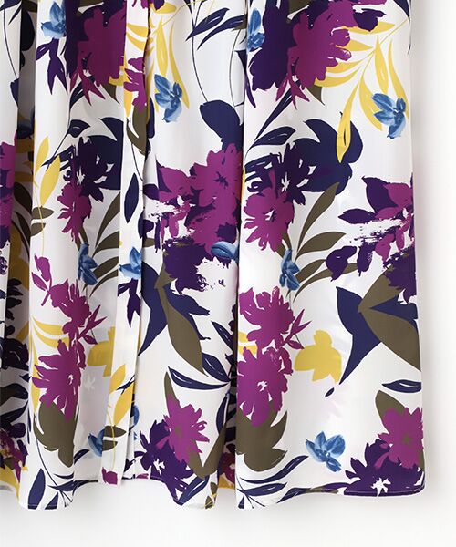 TABASA / タバサ ロング・マキシ丈ワンピース | ボタニカルプリントワンピース | 詳細3