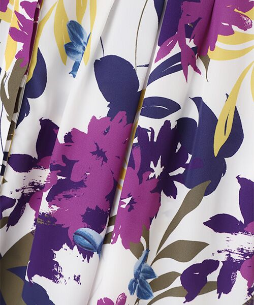 TABASA / タバサ ロング・マキシ丈ワンピース | ボタニカルプリントワンピース | 詳細4