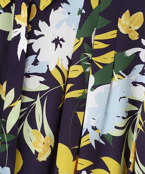 TABASA / タバサ ロング・マキシ丈ワンピース | ボタニカルプリントワンピース | 詳細9